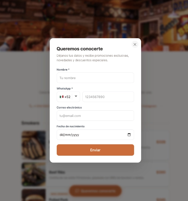 CTA de Forky para captación de clientes